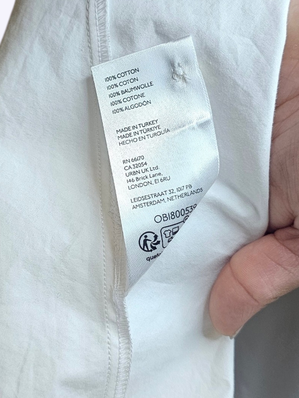 NWT Anthropologie Maeve White Asymmetrical Ruffle Shirt Dress XL - Picture 8 of 10